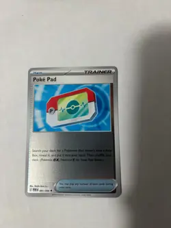 Poke Pad 198/217 Common ME: Ascended Heroes Pokemon Reverse Holo Near Mint - Image 1