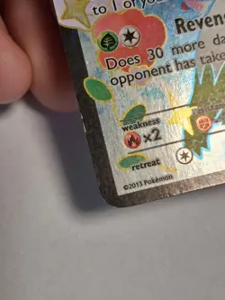 Pokemon TCG: Shaymin EX (#RC21) - Legendary Treasures, Full Art Holo NM - Image 4