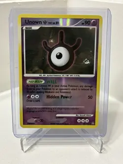 Pokemon 2008 Legends Awakened Diamond & Pearl Unown [W] 80/146 Reverse Holo - Image 1