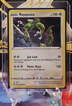 Rayquaza SWSH029 Sword & Shield Cosmos Holo Black Star Promo Pokemon TCG - Image 1