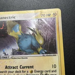 Pokemon TCG Manectric 9/109 Ruby and Sapphire Holo - creased - Image 3