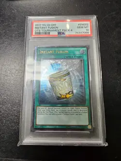 Yugioh PSA 10 Gem Mint 2017 Instant Fusion FUEN-EN042 1st Edition Super Rare - Image 5