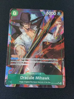 Dracule Mihawk Alt Art OP12-030 SR Legacy of the Master One Piece English - Image 2