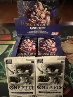 24x One Piece TCG OP14 The Azure Sea's Seven - Likely Dead Booster Packs - Image 1