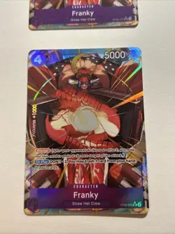 Franky Alt Art OP09-072 M PF OPTCG One Piece Emperors In The New World - Image 1