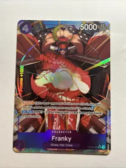 Franky Alt Art OP09-072 M PF OPTCG One Piece Emperors In The New World - Image 2