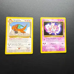 Pokemon First Movie Promo Cards Lot – Mewtwo & Dragonite WB Vintage 1999 - Image 1