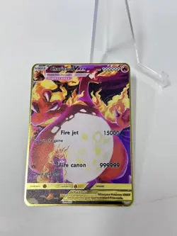 Charizard VMAX HP999999 Metal Pokemon Card-Collectible Gift Display. - Image 2