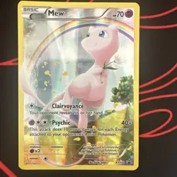 Mew (Rainbow) Black Star Promo #XY110 - XY Promo. Pokemon TCG - Image 1