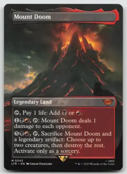 Mount Doom (Borderless) Universes Beyond: the Lord of the Rings - Image 1