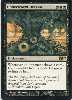 MTG: Magic 2010: Underworld Dreams: Lightly Played Condition - Image 1
