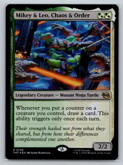 Mikey & Leo, Chaos & Order Teenage Mutant Ninja Turtles Foil - Image 1
