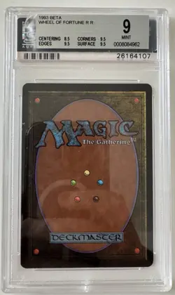 Mtg Beta PSA 9 Wheel Of Fortune | Former BGS 9 With 3x9.5 Subs | GEM MINT | - Image 3