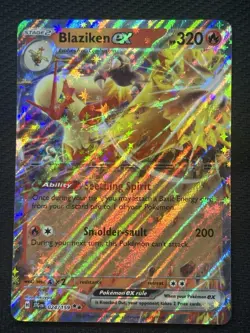 Pokemon Blaziken ex 024/159 Sv09 Journey Together Holo 320HP 2025 - Image 1