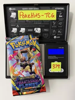 (HEAVY)🔥 22.58g Pokemon TCG Phantasmal Flames Booster Pack Factory Sealed✅ - Image 1