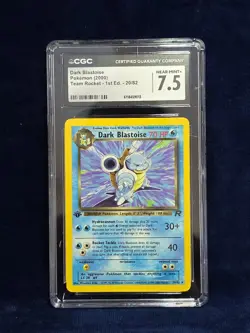 Dark Blastoise Team Rocket 1st Edition 20/82 Pokemon Card - Image 1