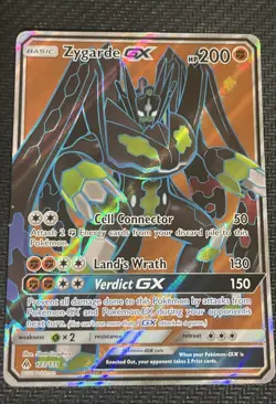 2018 Pokemon Forbidden Light Zygarde GX Full art Mint No. 123/131 - Image 1