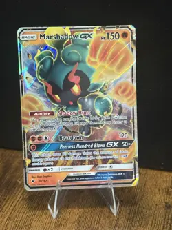 Marshadow GX 80/147 Holo Rare GX Burning Shadows Pokemon NM/M - Image 1