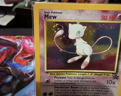 Pokemon Mew 09/53 Wotc Promo Basic Holo Card 50 HP Psywave - Image 2