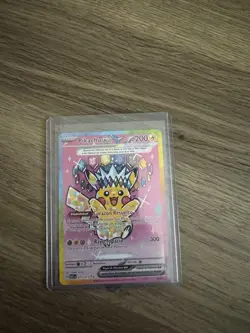 Pokemon Pikachu EX Holo Spanish ASCH 277/217 Basic Card HP 200 Attack 300 - Image 1