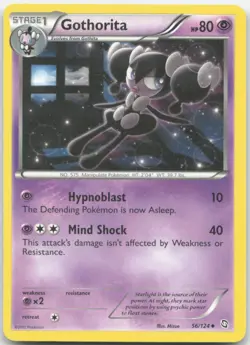 Gothorita 56/124 Dragons Exalted Pokemon Card LP - Image 1