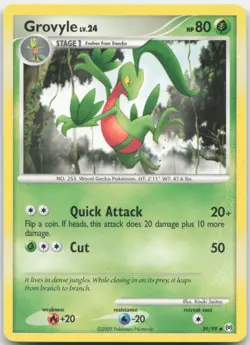 Grovyle (39) 39/99 Arceus Pokemon Card LP - Image 1