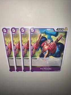 OP05-070 Fra-Nosuke Uncommon English One Piece TCG Card x4 Playset - Image 5