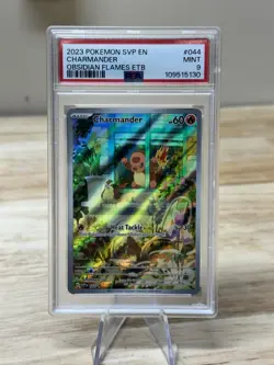 Pokemon Charmander 044 Sv: Scarlet & Violet Promo Cards Promo Holo 2023 PSA 9 - Image 1