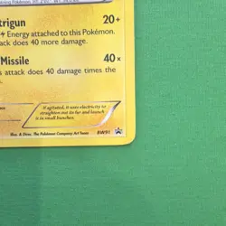 Pokemon Jolteon BW91 Black & White Promo Holo English Lightning 90 HP Card - Image 3