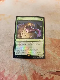 Gromp-Spore Frog Foil Secret Lair MTG LP - Image 1