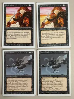 2x Frozen Shade + 2x Erg Raiders - MTG - REVISED (3rd) - ENGLISCH - ©1994 M/NM - Image 1