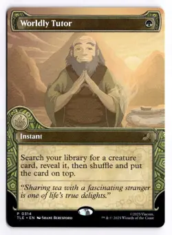 Magic: The Gathering Avatar: TLA Worldly Tutor (Showcase) - Image 1