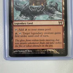 Shinka, the Bloodsoaked Keep Champions of Kamigawa Legendary Land Rare Red 282 - Image 4