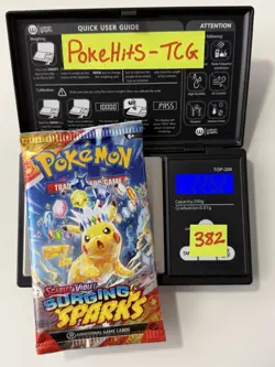 (HEAVY)🔥 22.52g Pokemon TCG Surging Sparks Booster Pack Factory Sealed✅ - Image 1