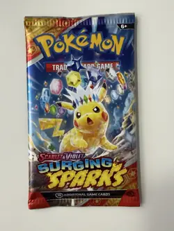 (HEAVY)🔥 22.52g Pokemon TCG Surging Sparks Booster Pack Factory Sealed✅ - Image 2