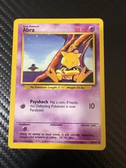 Pokemon WOTC Gastly Haunter Abra Kadabra Lot Vintage 1999 Base/Fossil LP - Image 5