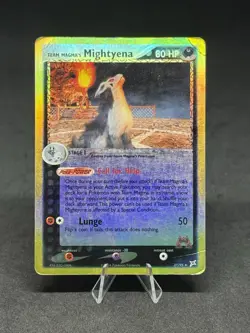 Pokemon Team Magma's Mightyena 37/95 Team Magma vs Team Aqua Reverse Holo - Image 1