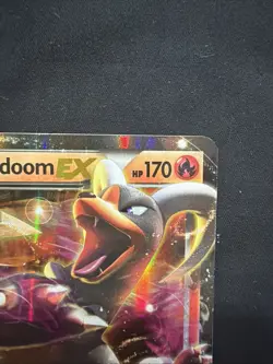 Pokemon Houndoom EX Ultra Rare Full Art Holo 21/162 Breakthrough - Image 3