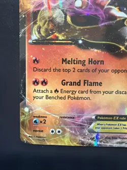 Pokemon Houndoom EX Ultra Rare Full Art Holo 21/162 Breakthrough - Image 5