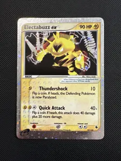 Electabuzz ex 97/109 Ruby and Sapphire Holo Pokemon - Image 1