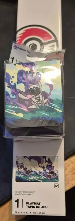 Pokemon Center Varoom And Revaroom Playmat With Matching Deck Box - Image 1