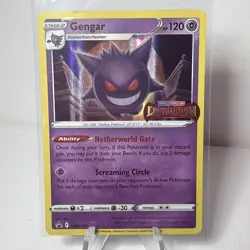 Gengar Swsh241 Prerelease Promo Lost Origin Sword And Shield Pokemon LP/MP - Image 1