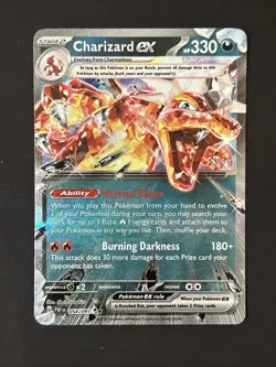 Charizard ex 054/091 Double Rare Paldean Fates Pokemon NM - Image 1