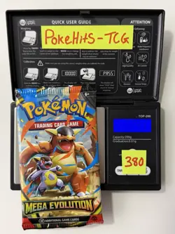 (HEAVY)🔥 22.41g Pokemon TCG Mega Evolution Booster Pack Factory Sealed✅ - Image 1