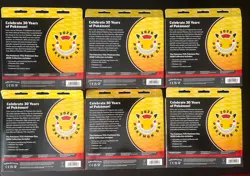 Lot Of 6 Pokemon Day 2026 Collection Box 30th Anniversary Pikachu Promo Sealed - Image 4