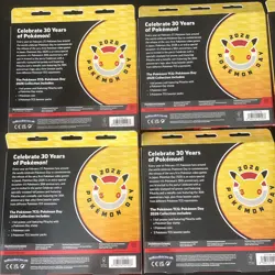 Lot Of 6 Pokemon Day 2026 Collection Box 30th Anniversary Pikachu Promo Sealed - Image 5