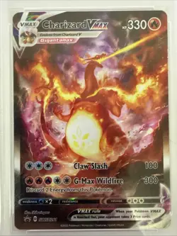 2019-2023 Pokemon SWSH Black Star Promos Charizard VM #SWSH261 PSA 10 Gem Mint - Image 3