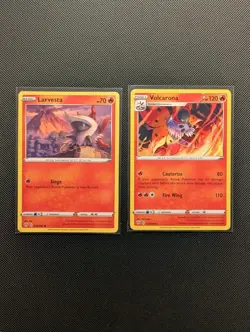 Larvesta Volcarona 030/189 NM EN Pokemon TCG Darkness Ablaze Non-Holo - Image 1