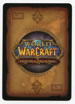 WOW World of Warcraft Malfurion Stormrage Foil 177/220 Elements Promo MINT - Image 2