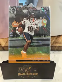 2025 Photogenic Football Luther Burden III Orange /65 RC Chicago Bears #143 - Image 1